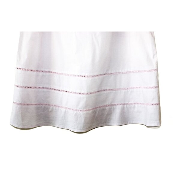 SUSY SHIER Knee-Length Cotton A-Line Skirt in Pastel Pink - Size 13/14 - Picture 2 of 9